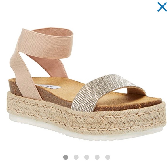Steve Madden Shoes - NEW STEVE MADDEN Espadrille Crystal Sandal